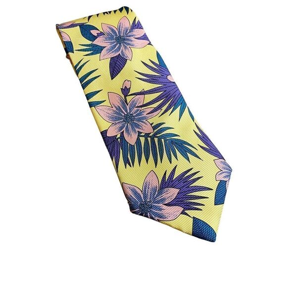 Christian Dior Monsieur Floral Silk Tie - Picture 1 of 7